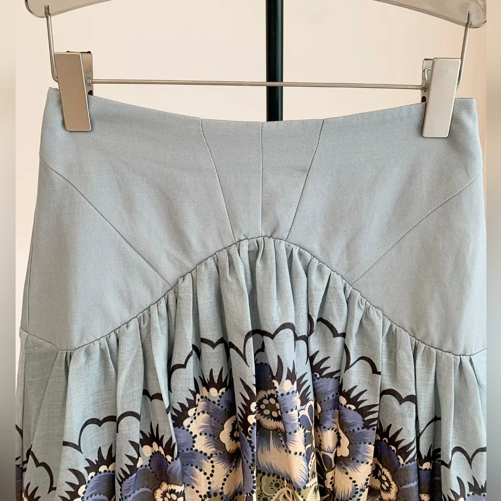 ALEMAIS Madalena Skirt Blue - Picture 7 of 11